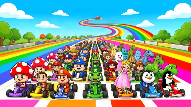 Tous les personnages de Mario Kart World